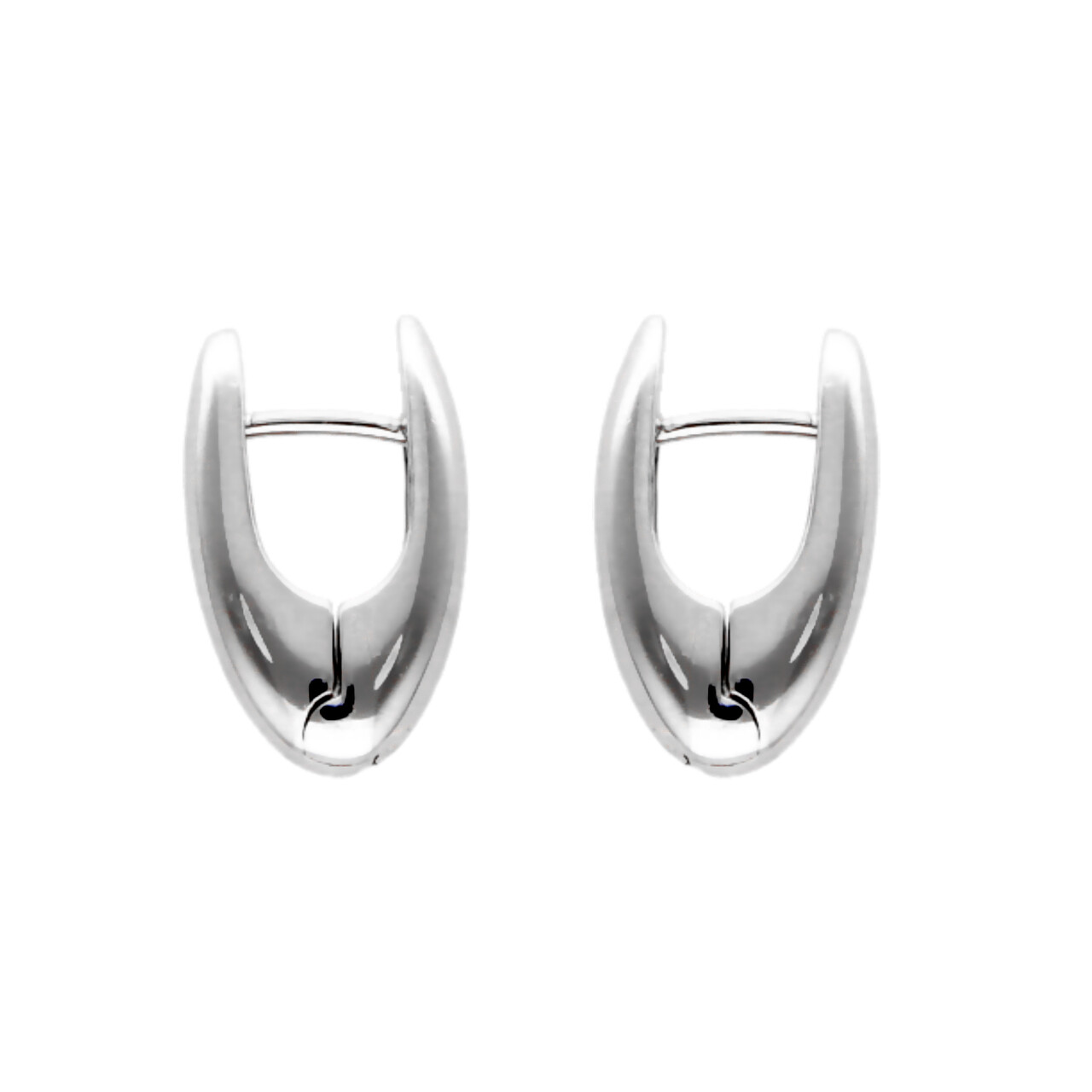 Orecchini oro bianco clip