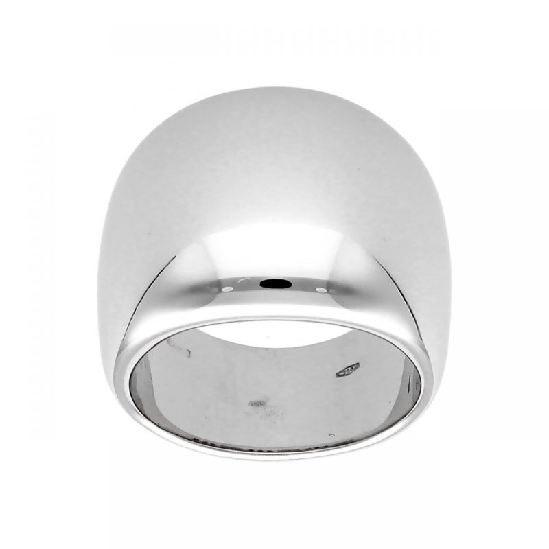 White gold ring lineal