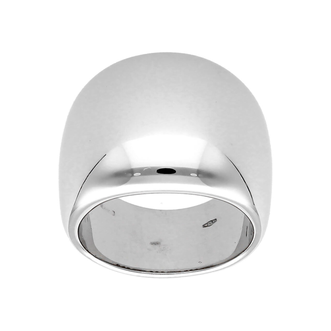 Weißgold Ring lineal
