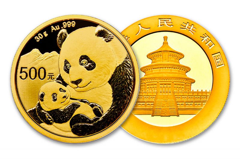 Año 2021 – ¥ 500 panda china 30gr Año 2021 – ¥ 500 panda china 30gr
