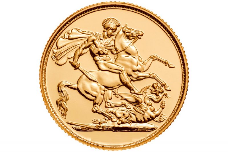 Classic gold pound Classic gold pound
