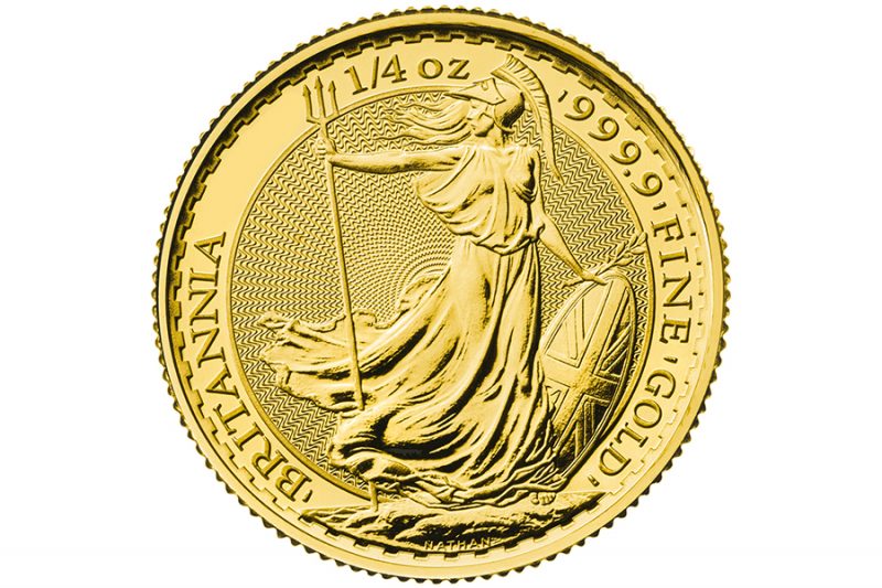 Anni Conio Misti - £ 25 1/4 Oncia d'Oro BRITANNIA Anni Conio Misti - £ 25 1/4 Oncia d'Oro BRITANNIA