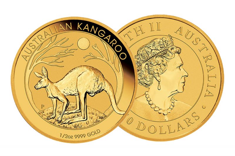 Mixed year Coin – $ 50 Golden kangaroo Australia 1/2 ounce Mixed year Coin – $ 50 Golden kangaroo Australia 1/2 ounce