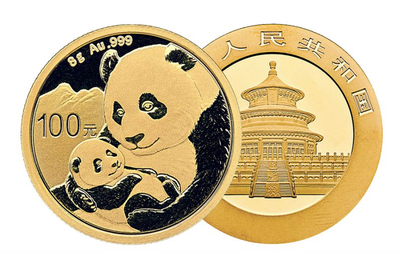 Años Cuño mixtos – ¥ 100 panda china 8gr Años Cuño mixtos – ¥ 100 panda china 8gr