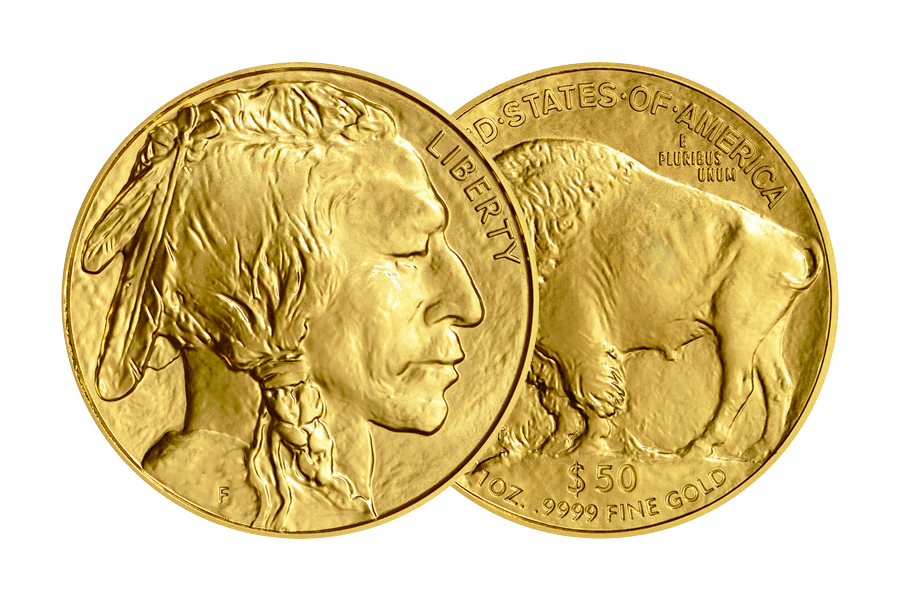 $ 50 Buffalo indian U.S.A. 1 ounce