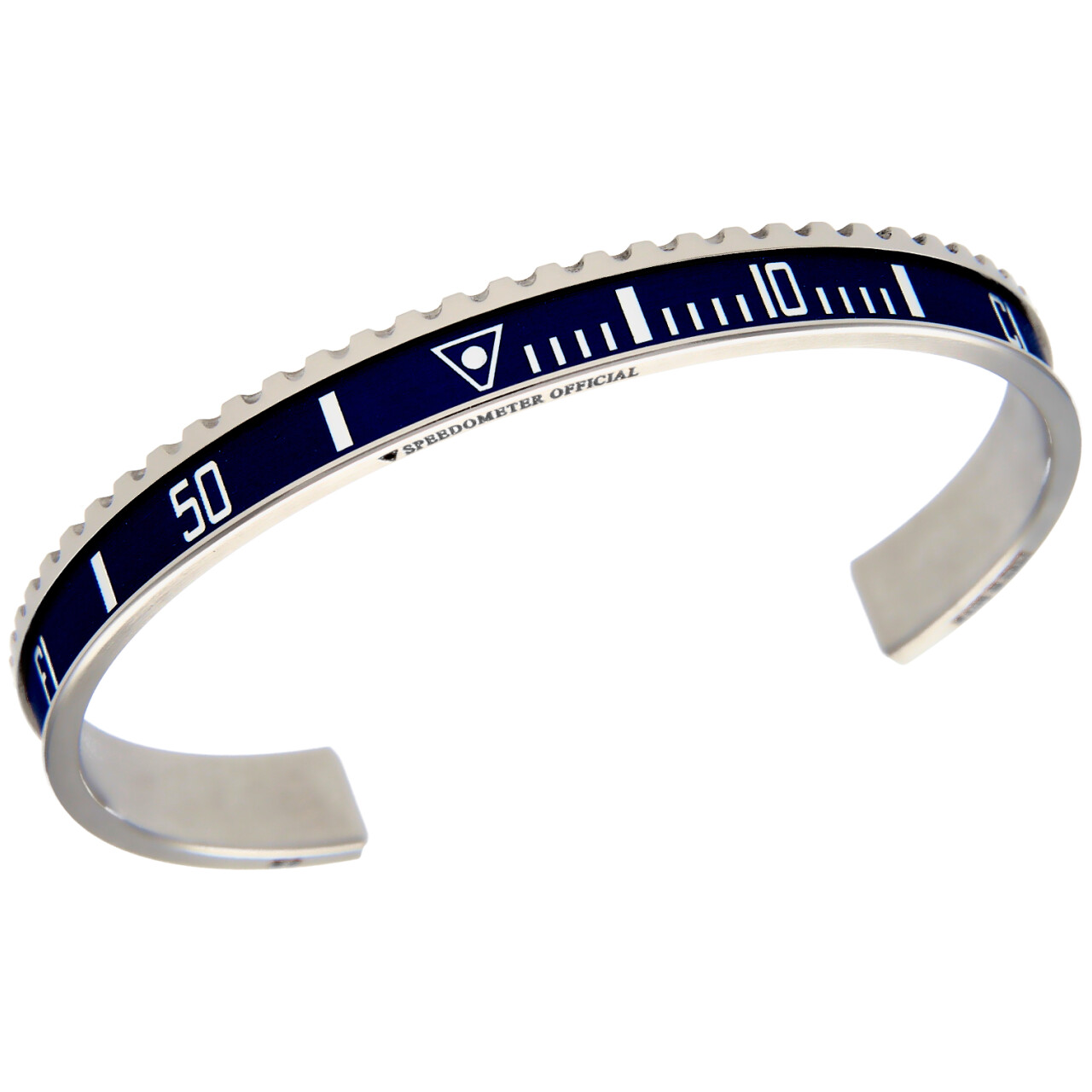 Steel ghiera mat blue