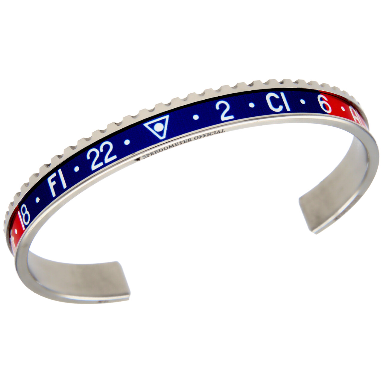 Steel ghiera dualtime blue-red