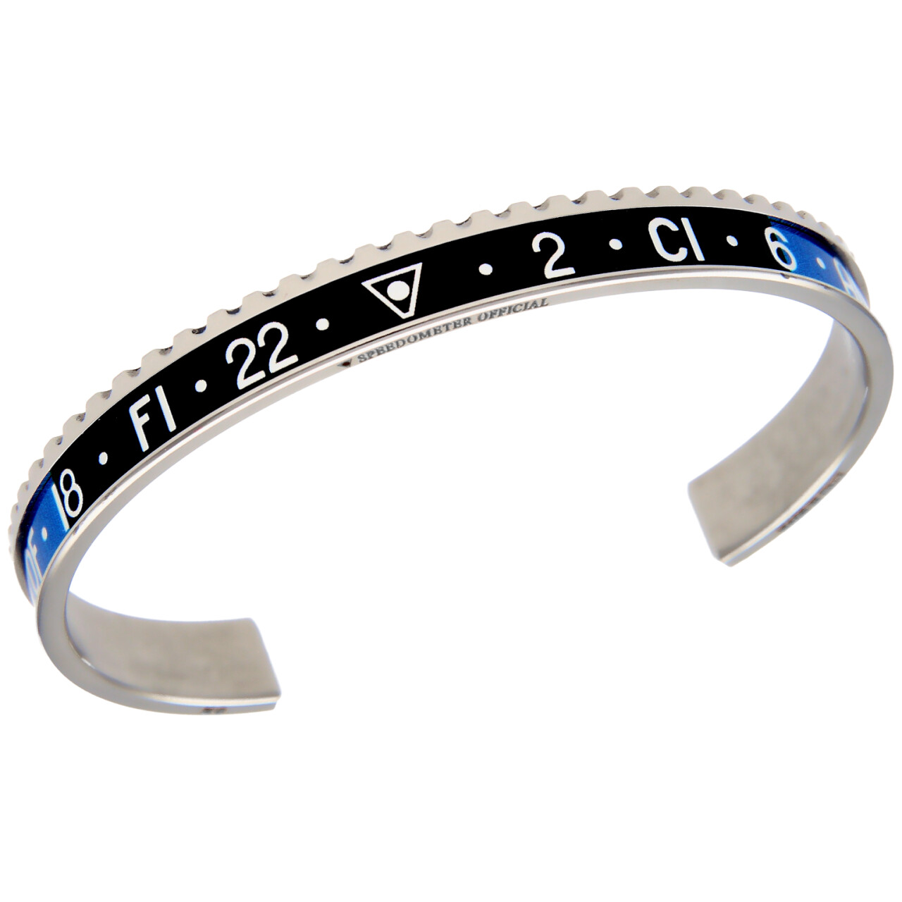 Steel ghiera dualtime blue-black