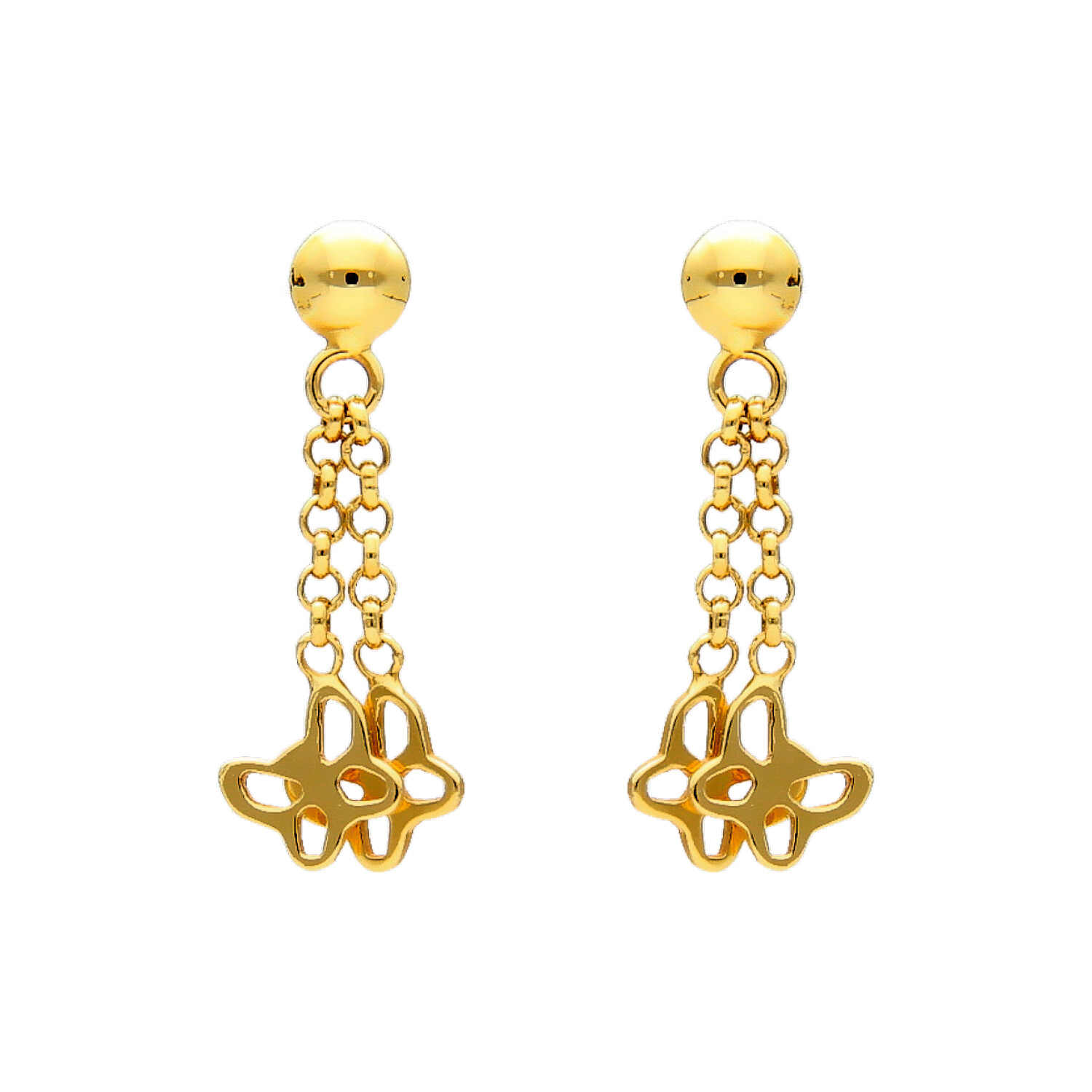 Gelbgold Ohrringe