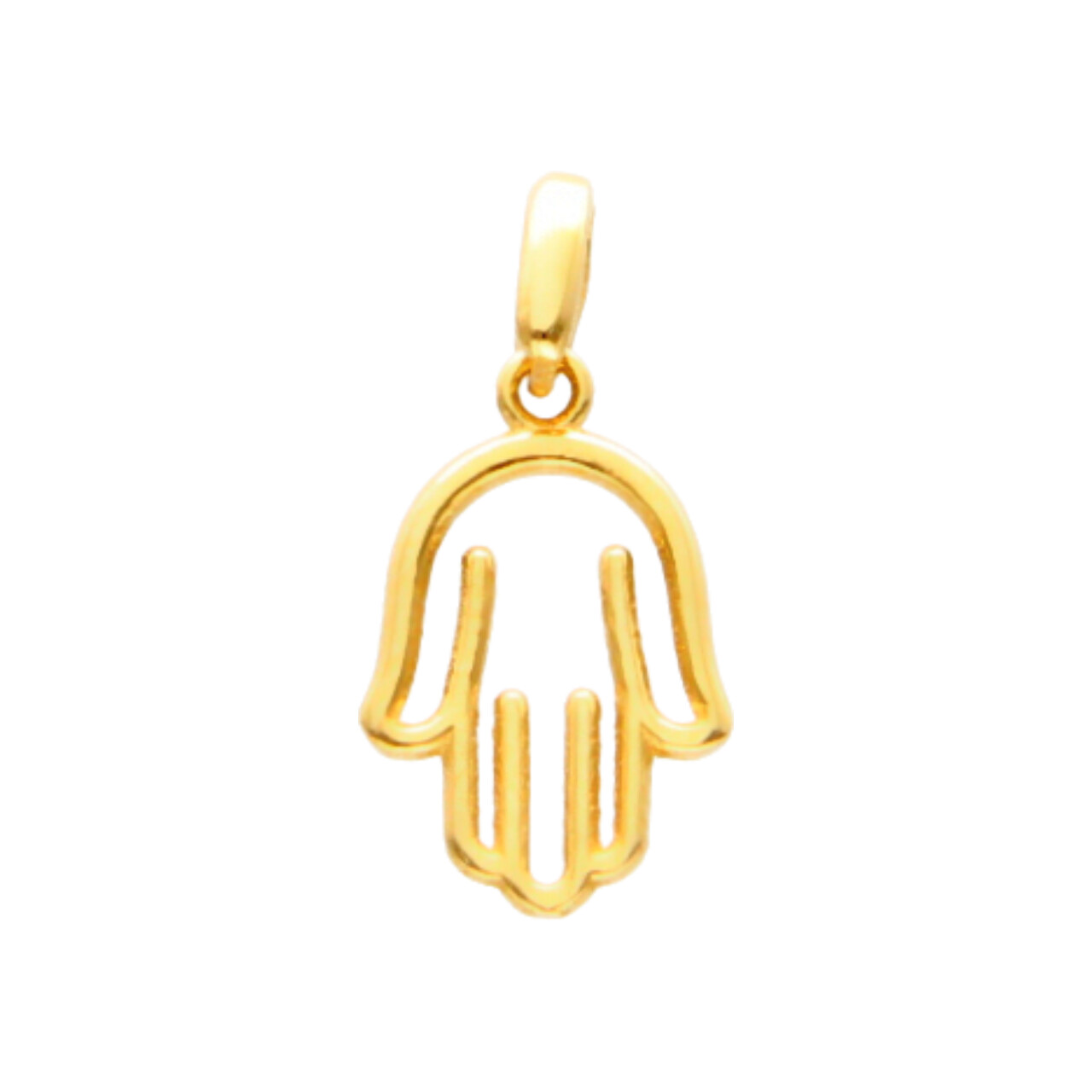 Gelbgold Hand von Fatima Anhänger