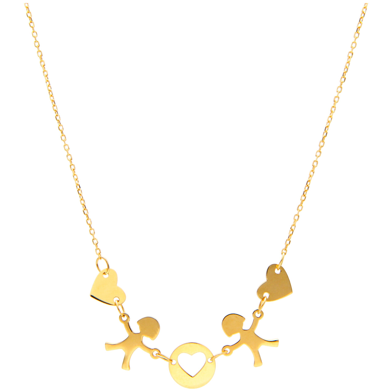 Collana Family oro giallo