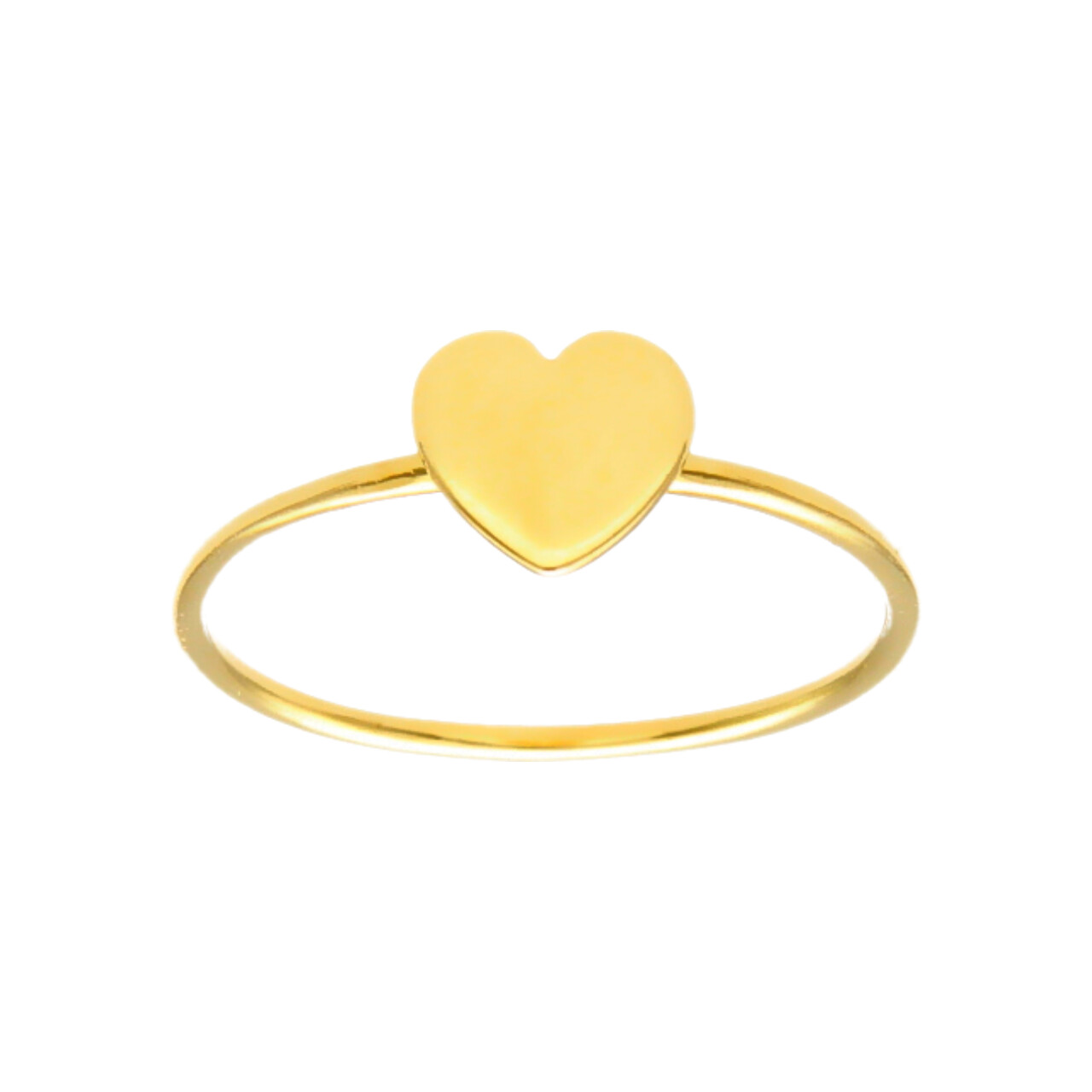 Anello Cuore oro giallo