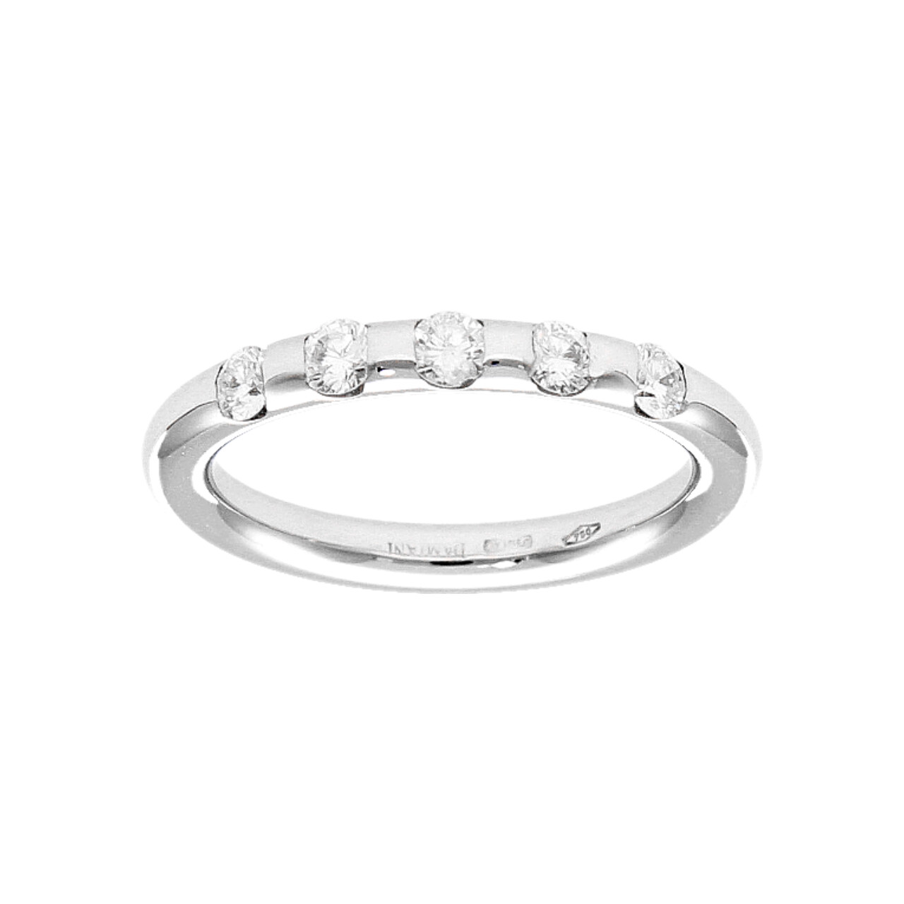 Anello Damiani in oro bianco con Diamanti