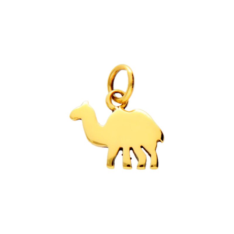 DoDo-Kamel Anhänger aus Gelbgold