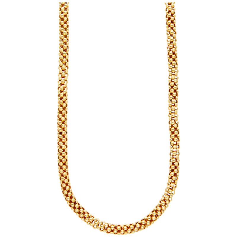 Barakà-Halskette aus Gelb -und Weißgold