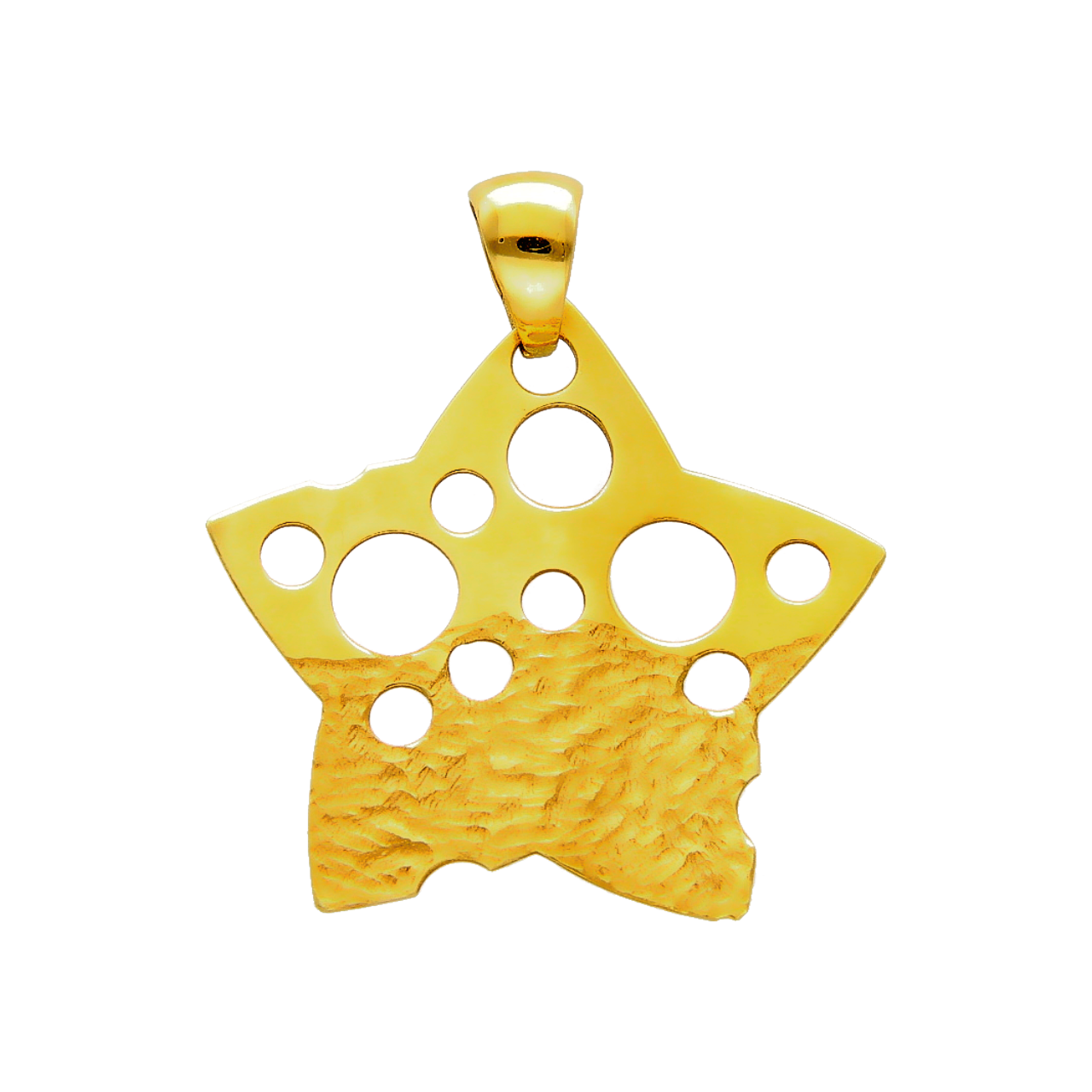 Ciondolo stella oro giallo