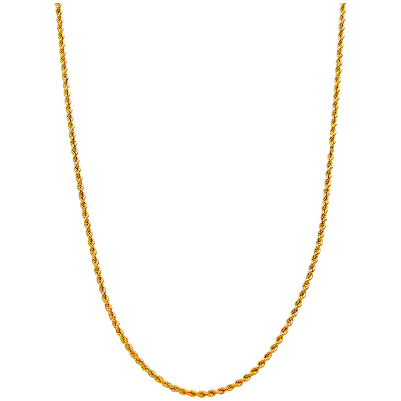 Tourchon necklace yellow gold