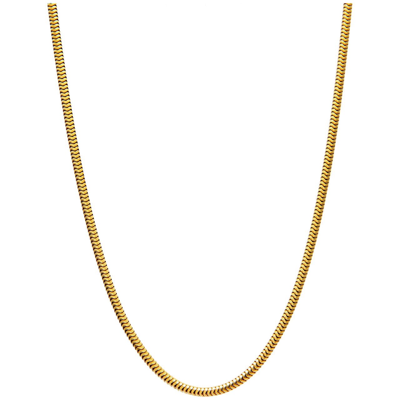 Halskette aus Gelbgold 42 cm