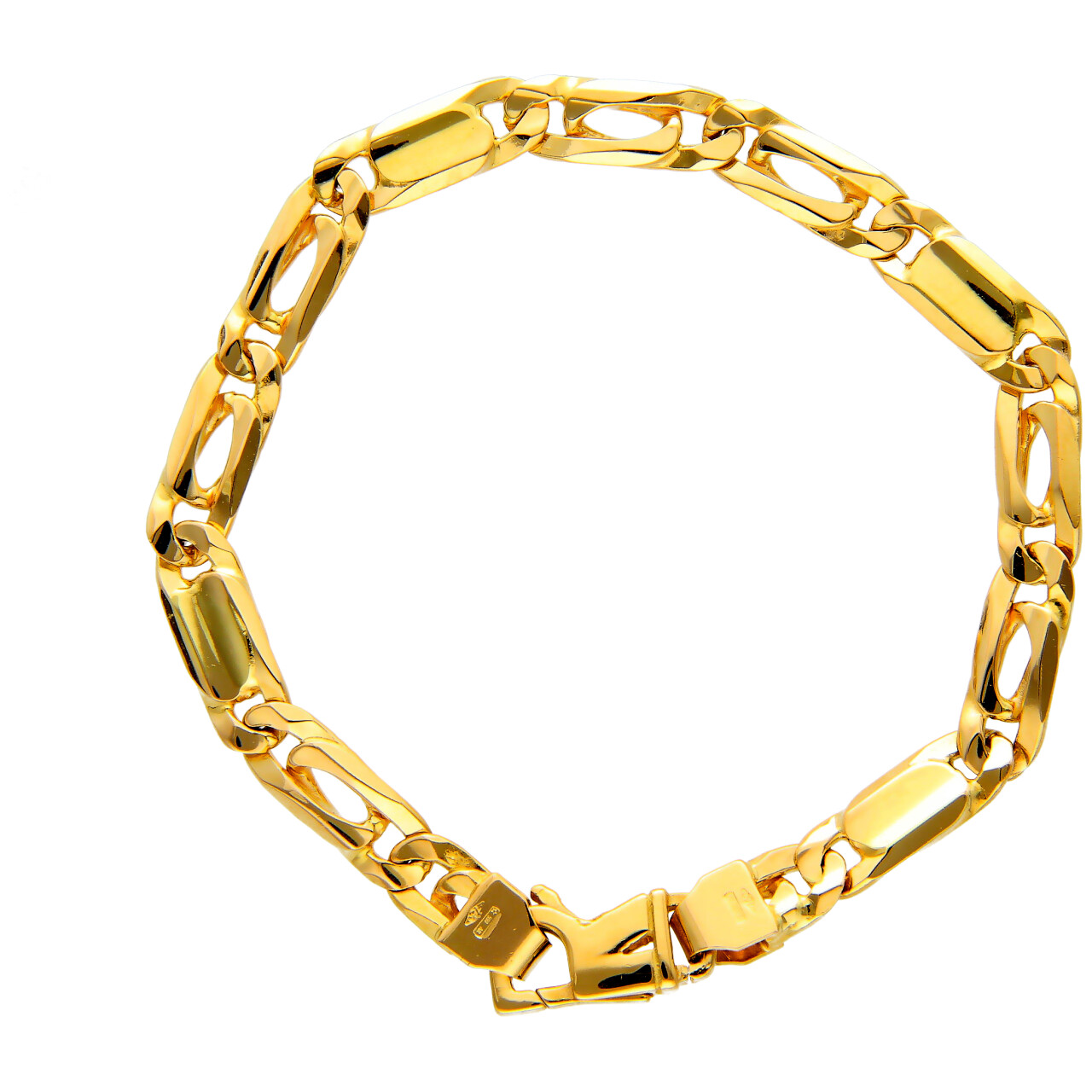 Roggi men's bracelet yellow gold