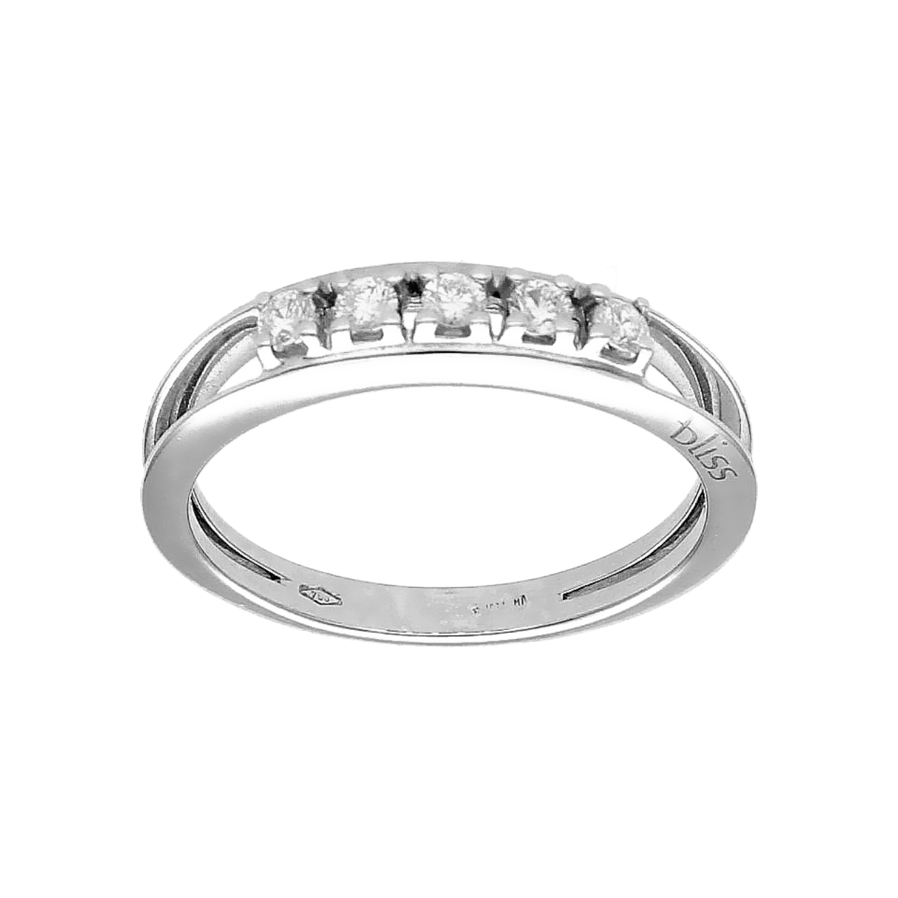Bliss Eternity Ring aus Weißgold mit Diamanten