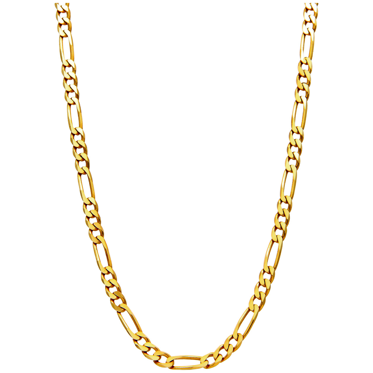 Figaro necklace yellow gold