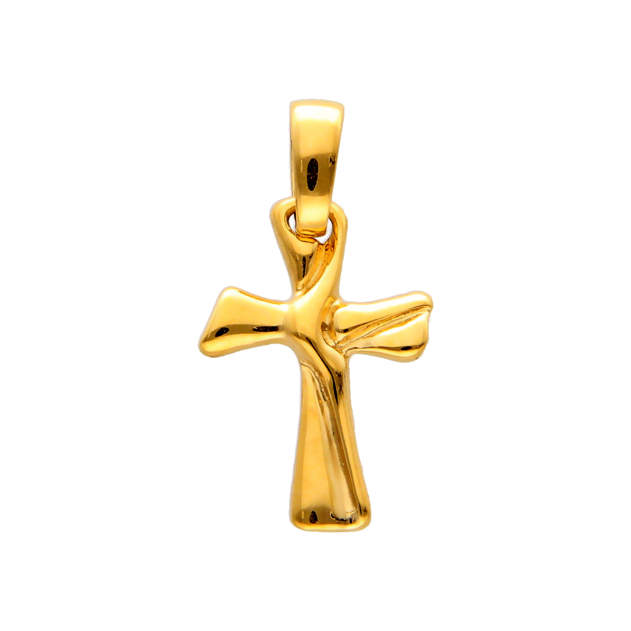 Colgante cruz de oro amarillo