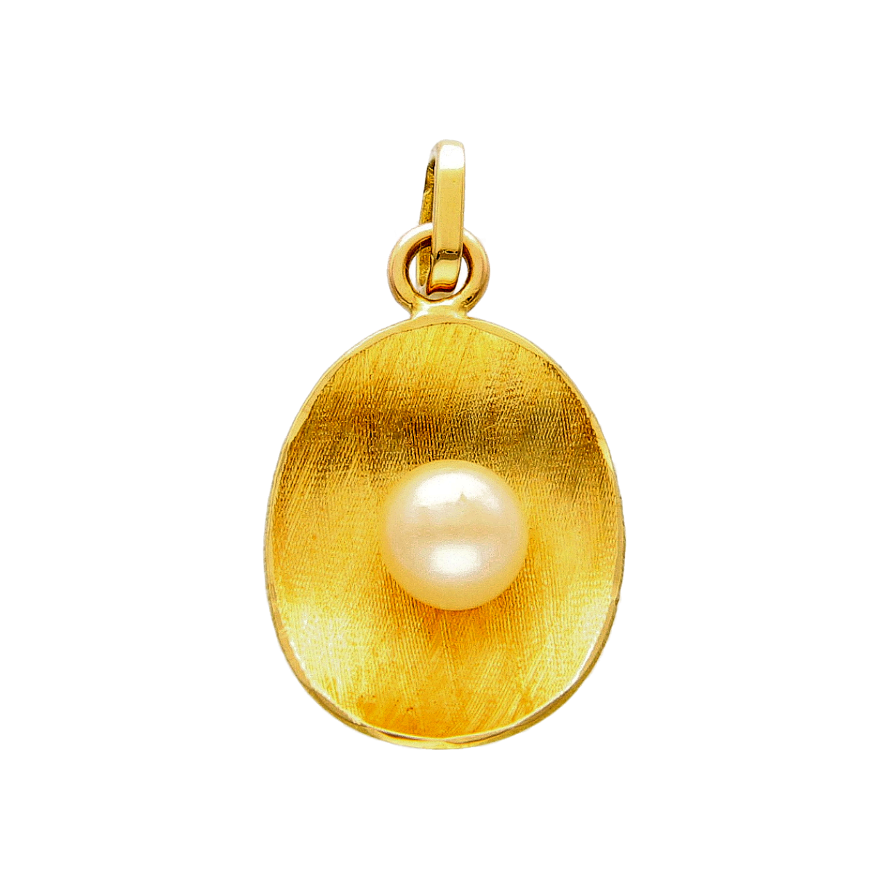Ciondolo Cerchio In Oro Giallo 14K Con Catena 45,7 Cm - Design Moderno E Minimal, Gioiello Donna