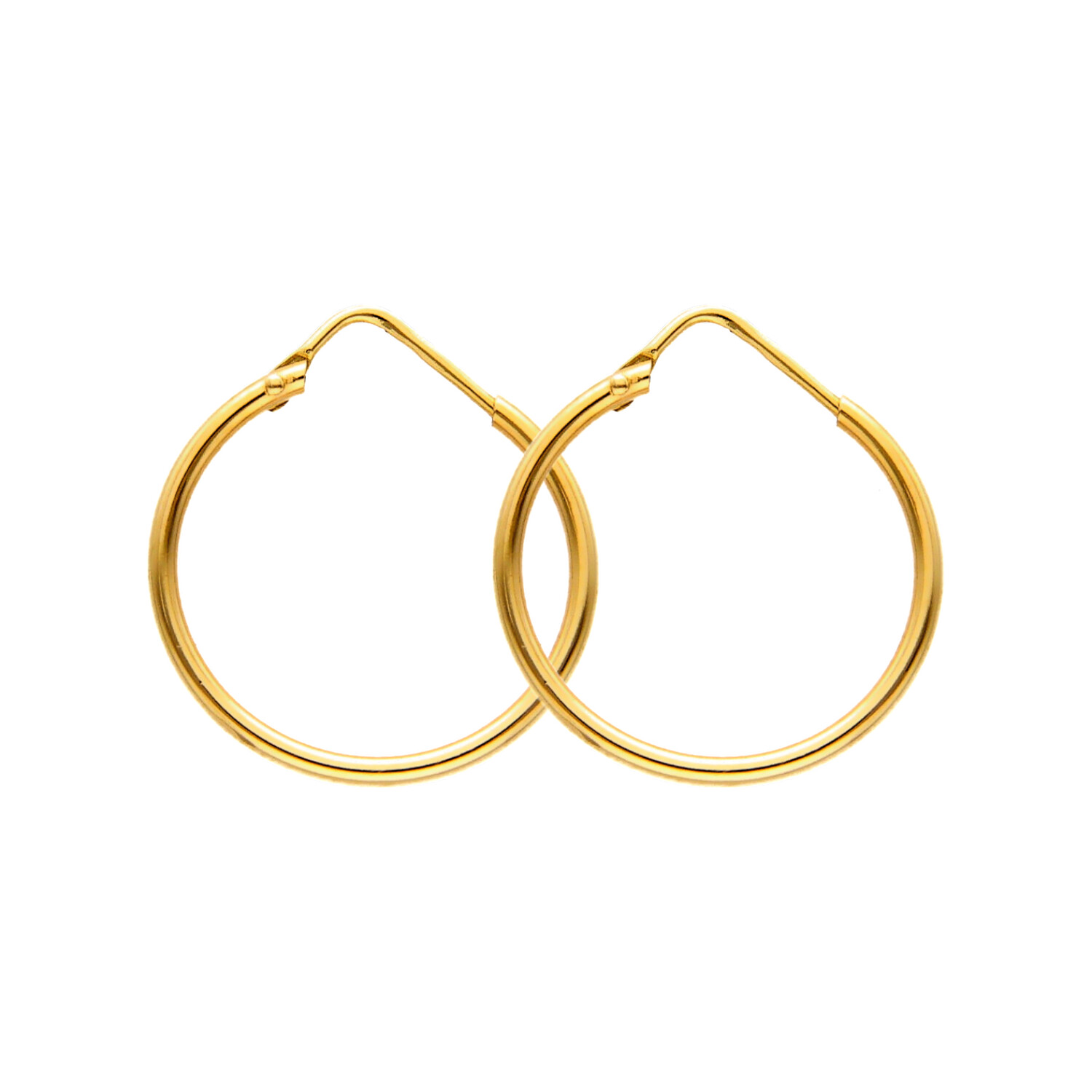 Yellow Gold hoops