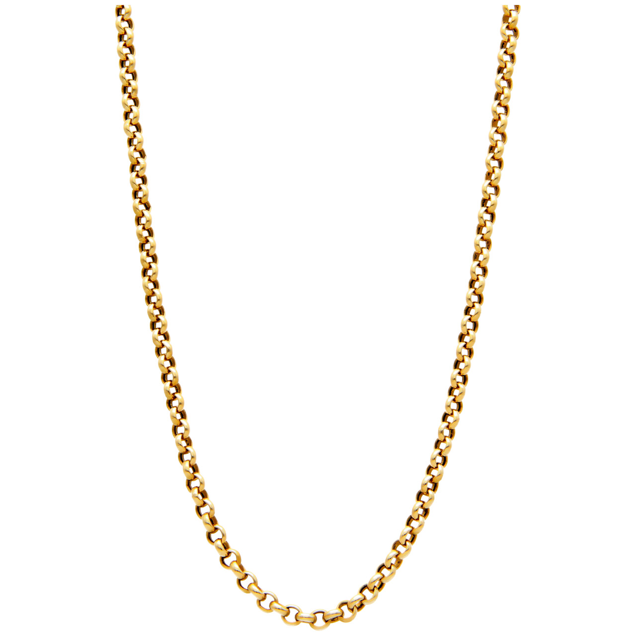Chini yellow gold necklace