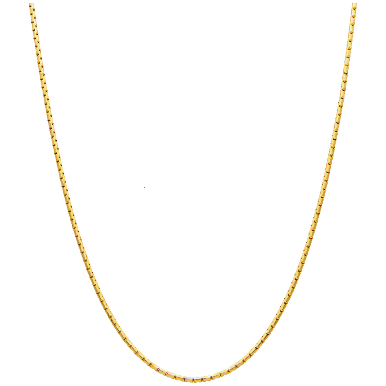 OMS yellow gold cobra chain