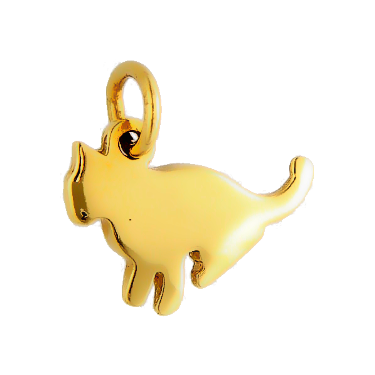 DoDo Cat Yellow Gold Pendant