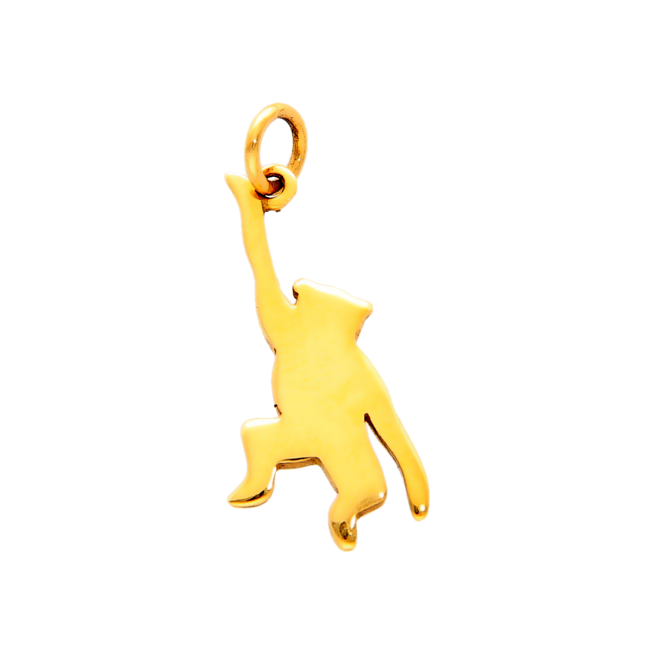DoDo Monkey Yellow Gold Pendant
