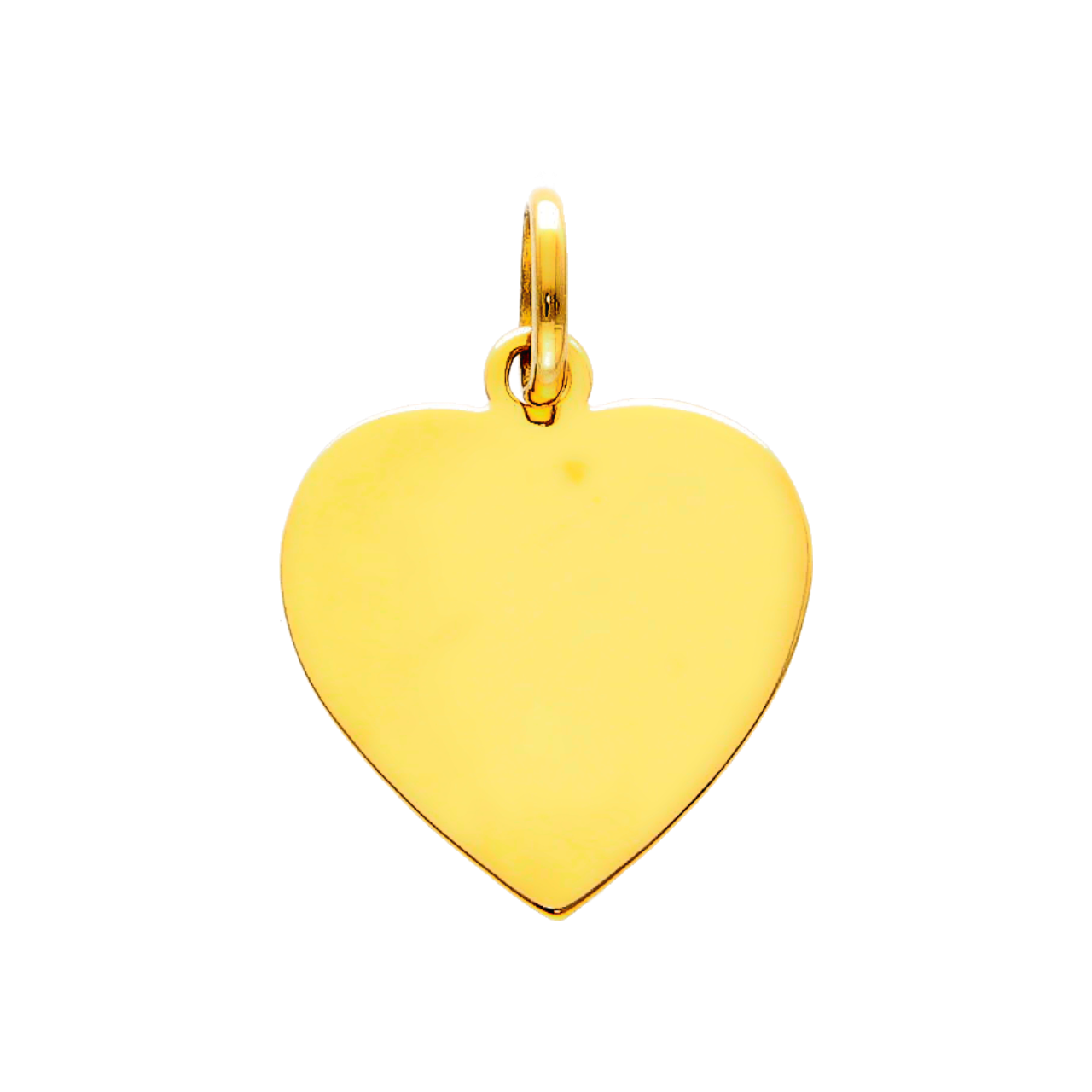 Colgante de corazón oro amarillo