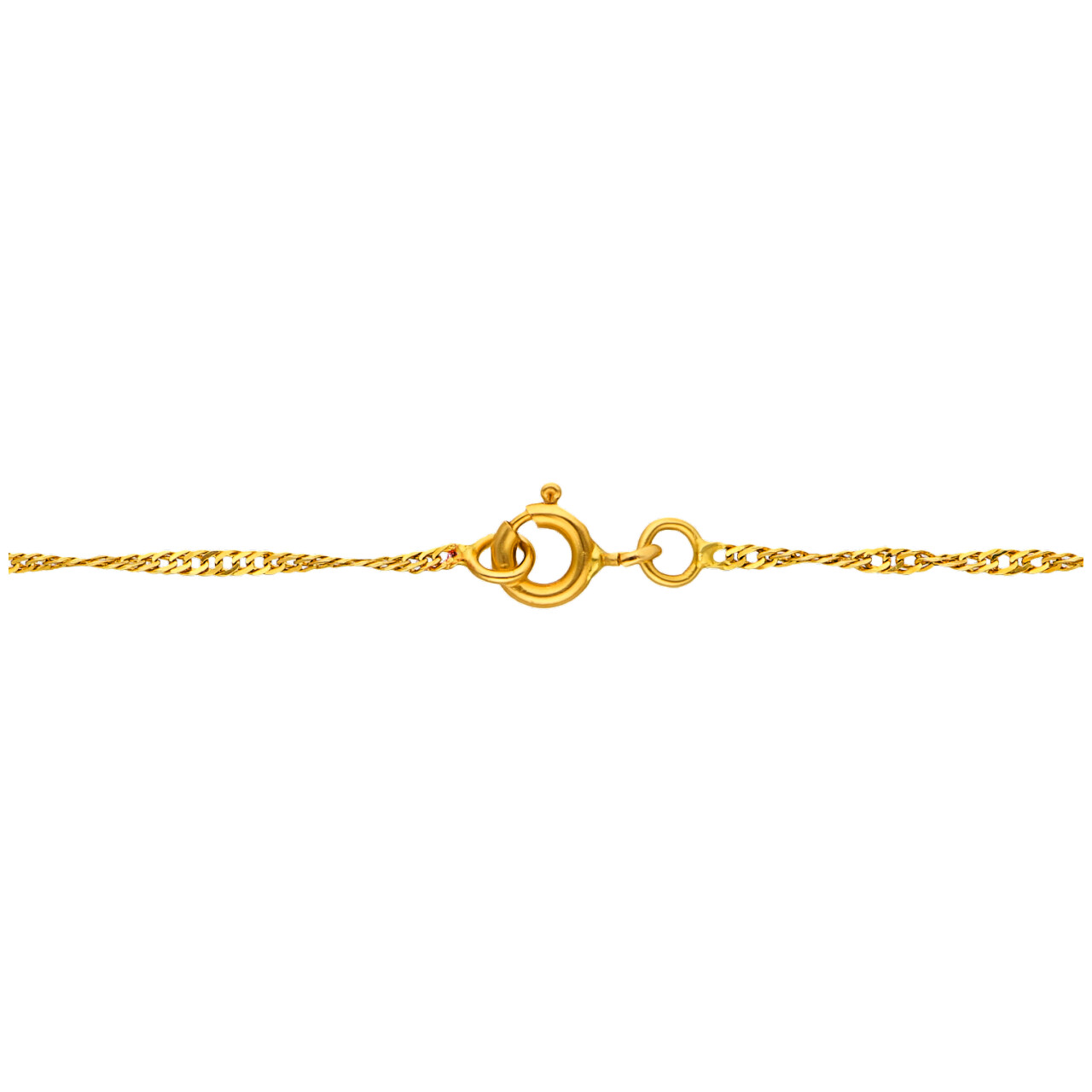 Collana oro giallo maglia serpente_4