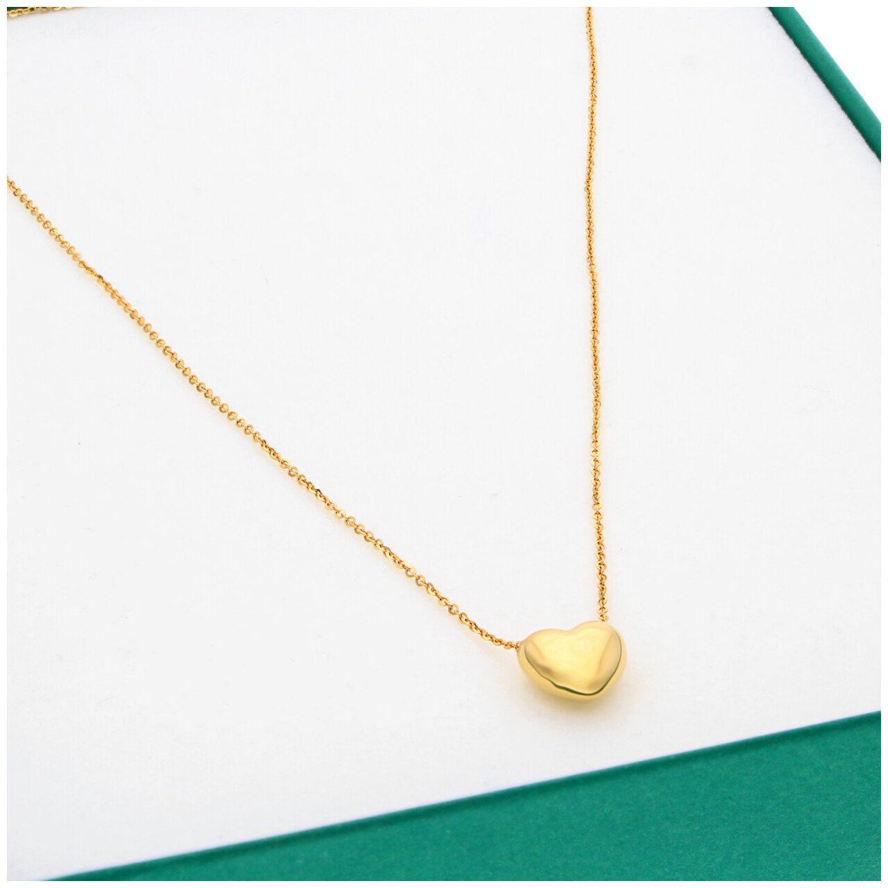 Collana oro giallo con cuore_5