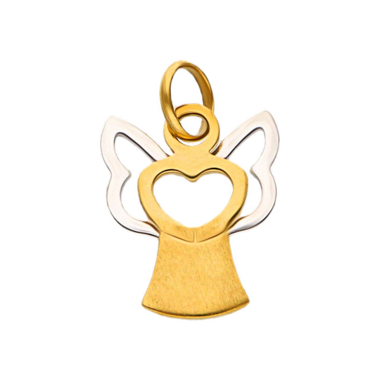 Ciondolo angioletto due ori_1
