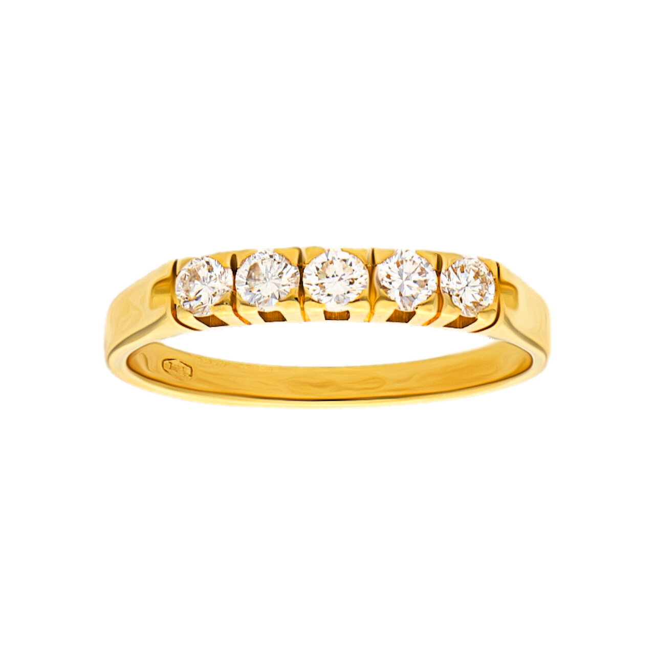 Veretta oro giallo con diamanti_1