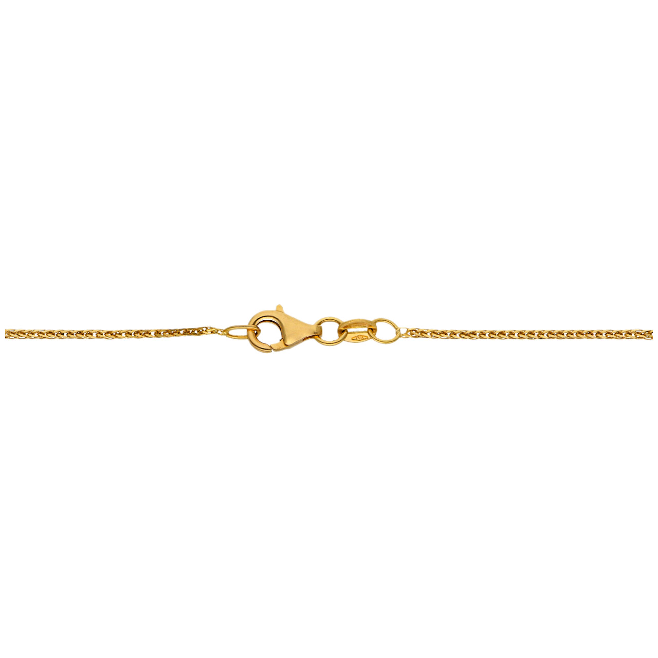 Collana oro giallo maglia spiga_2