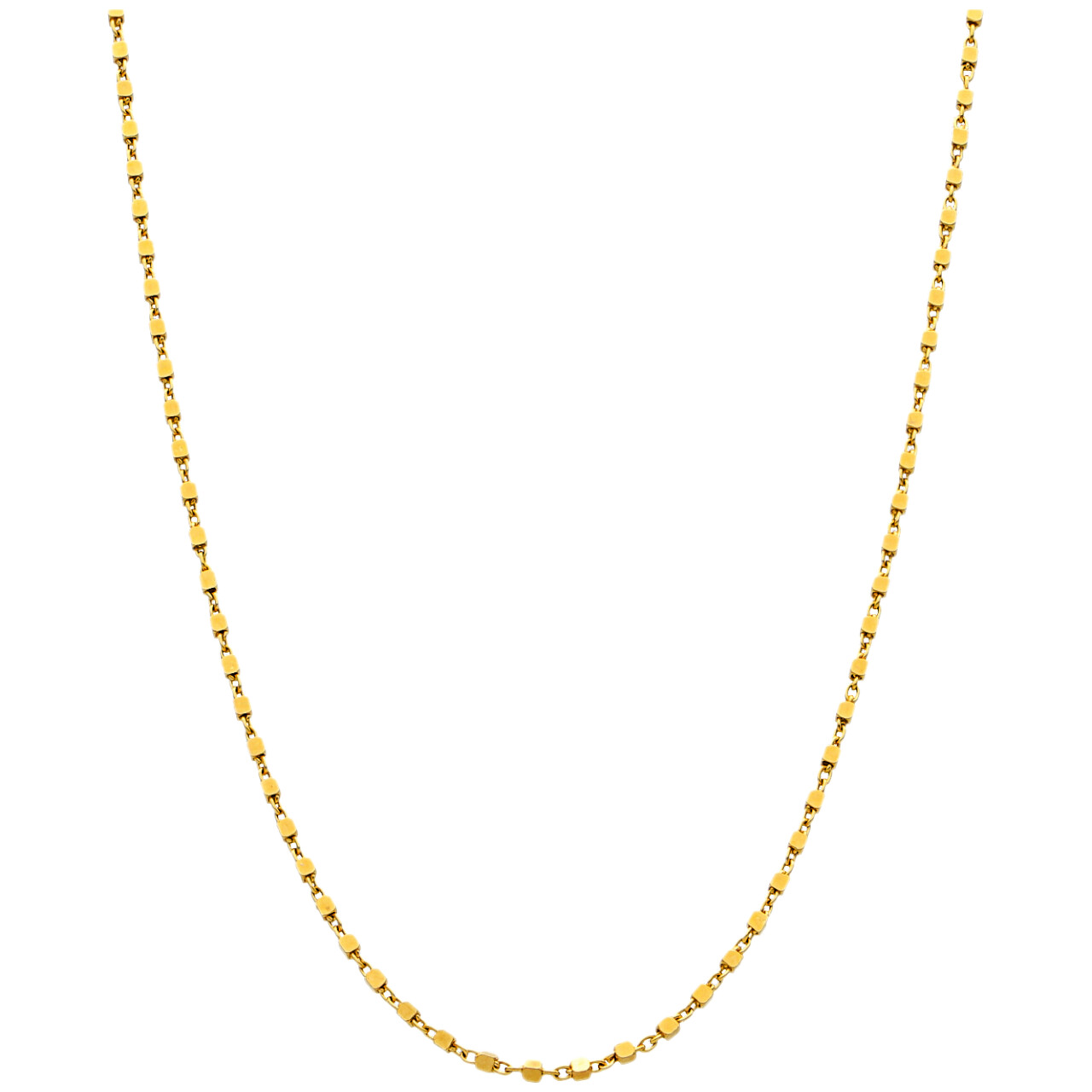 Collana oro giallo con maglia lavorata_1