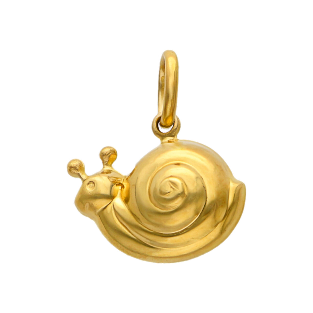 Ciondolo lumachina oro giallo_1