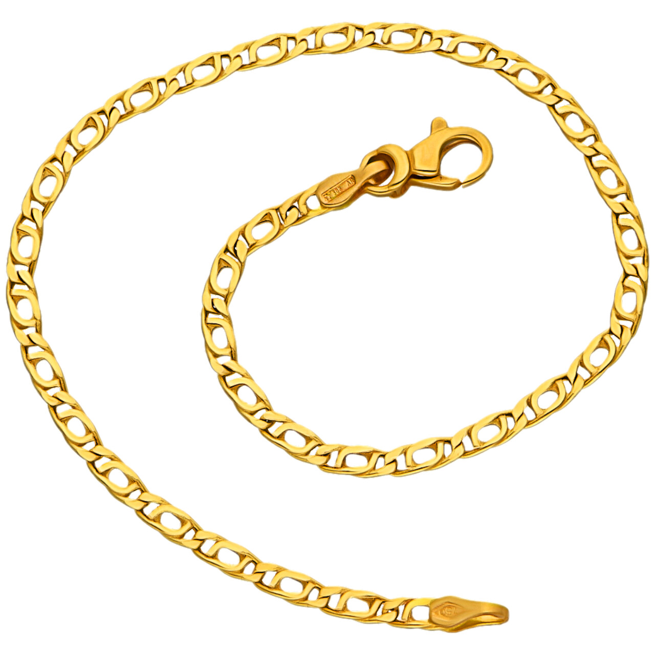 Bracciale oro giallo maglia singapore_2