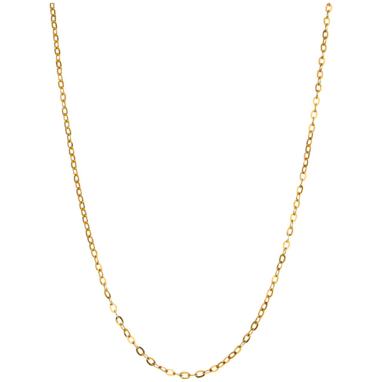 Collana oro giallo maglia forzatina_1