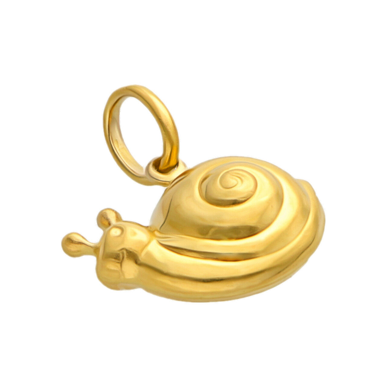 Ciondolo lumachina oro giallo_2