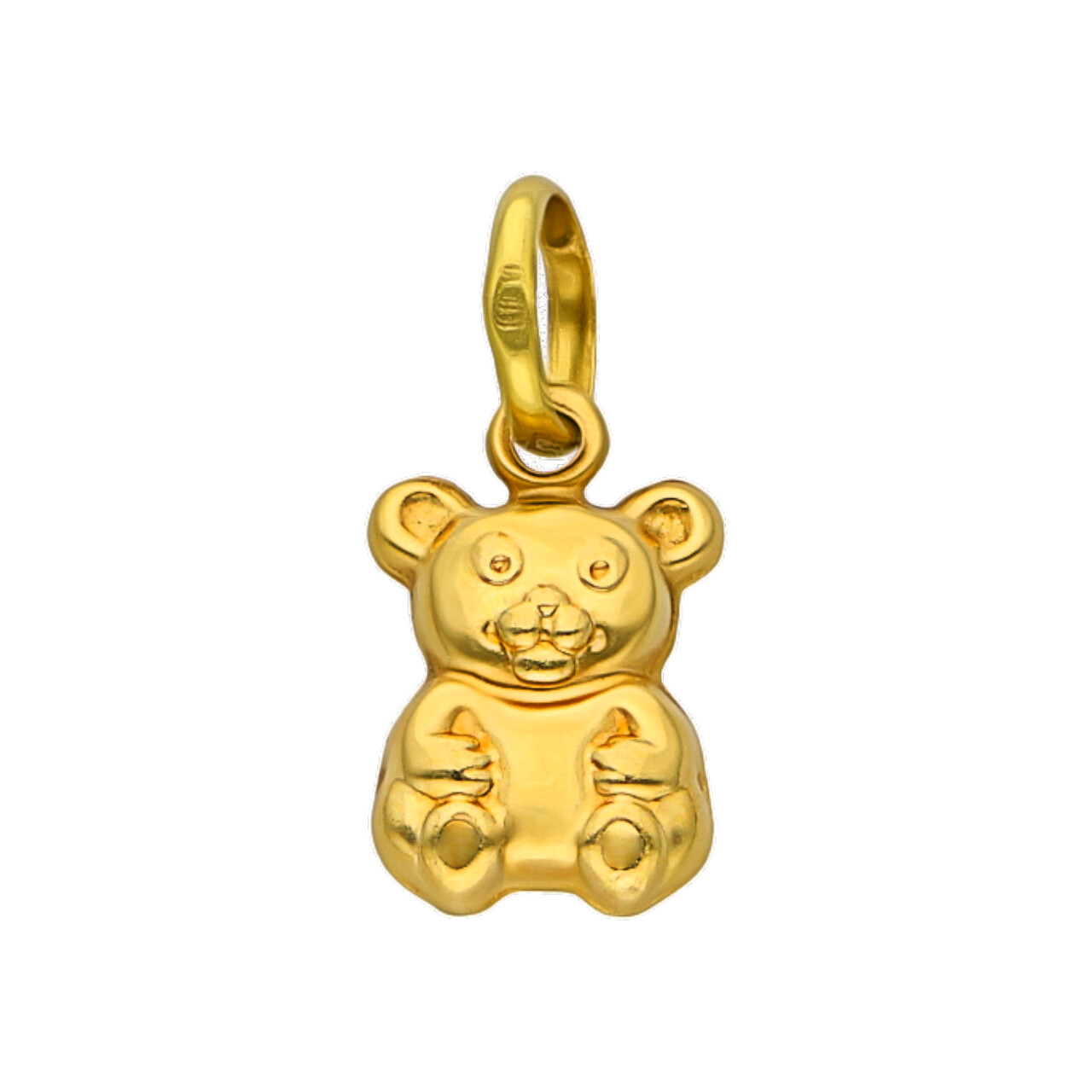 Ciondolo orsetto oro giallo_1