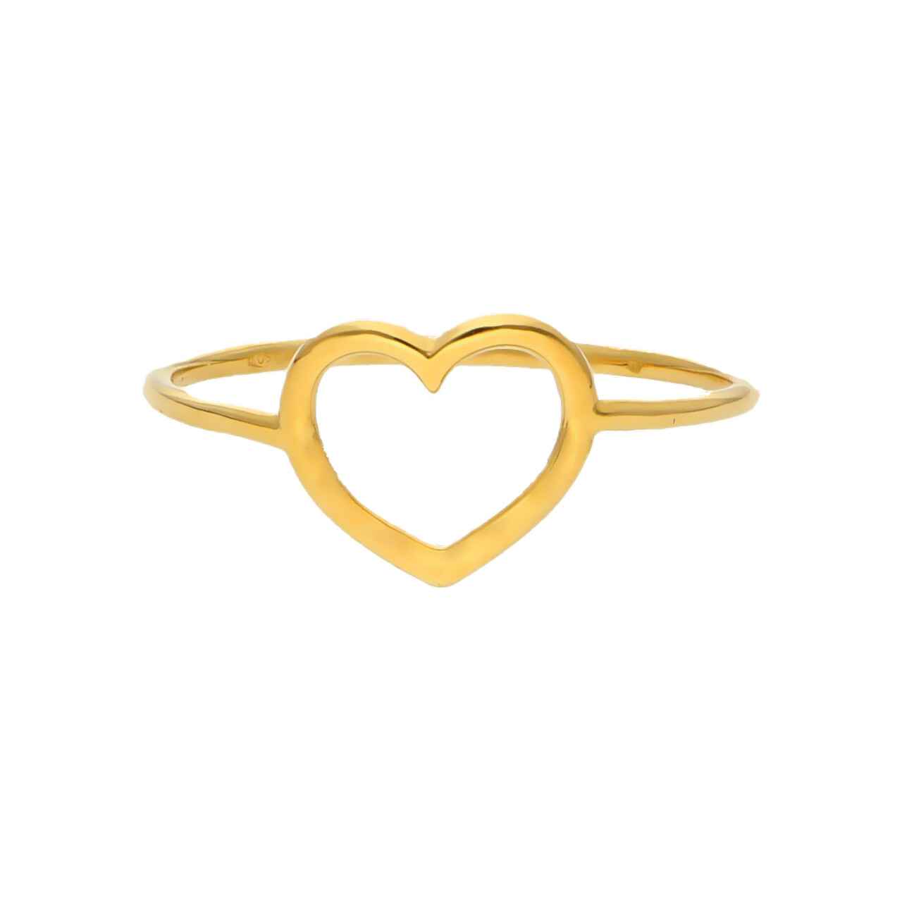 Anello oro giallo cuore_1