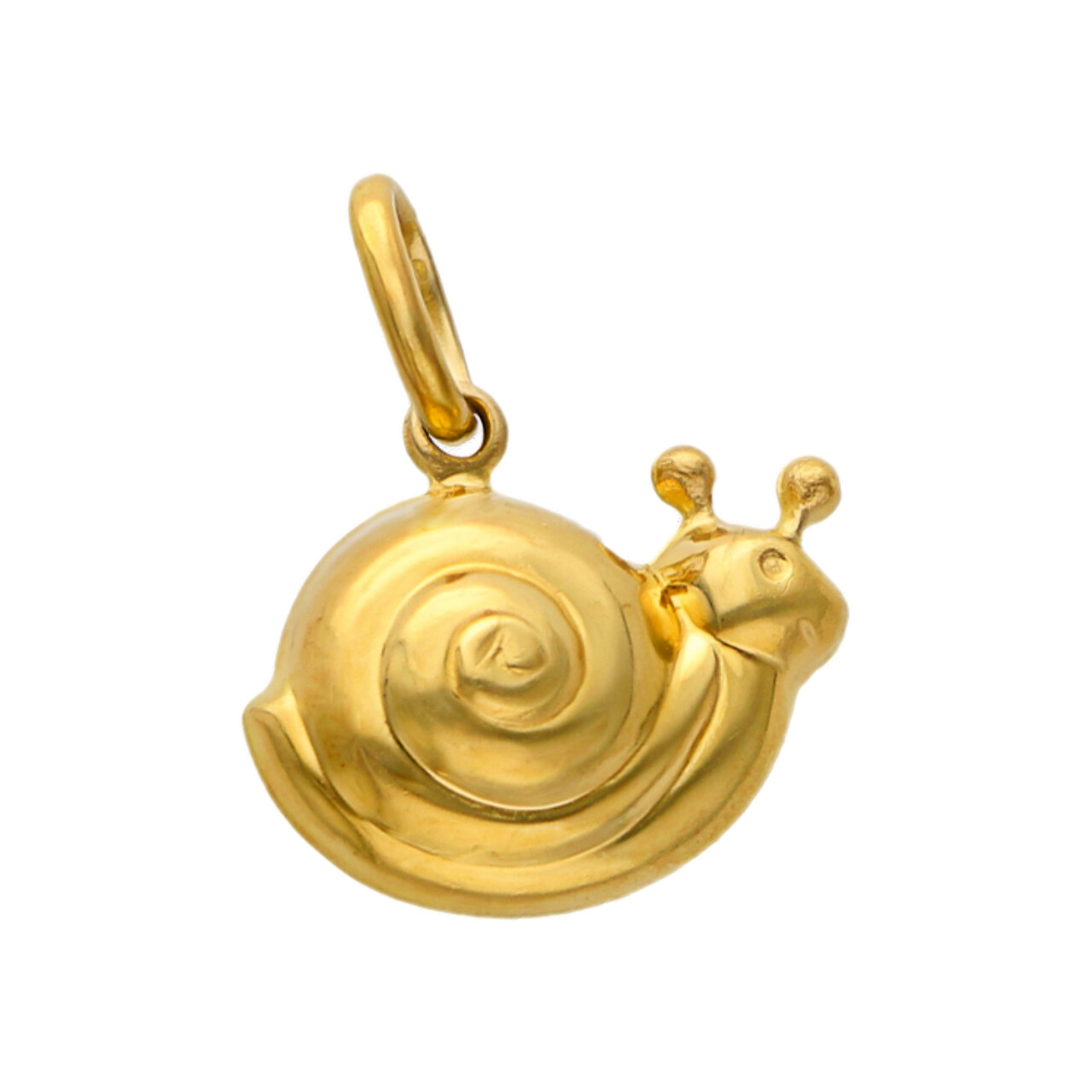 Ciondolo lumachina oro giallo_3