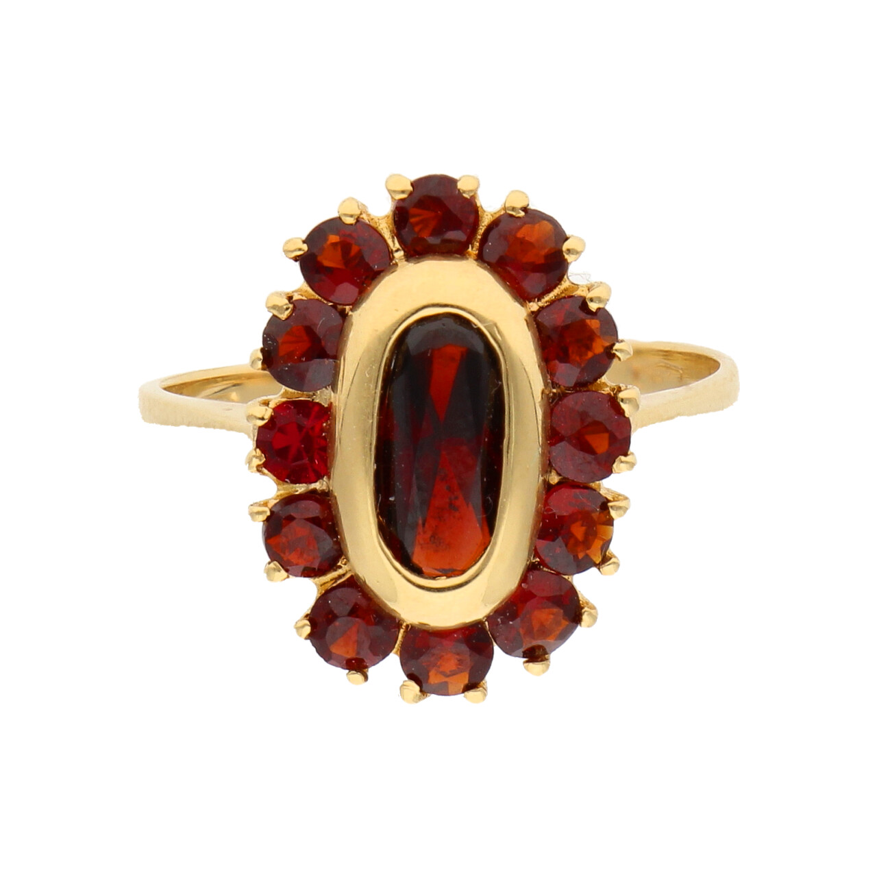 Anello oro giallo con granati_1