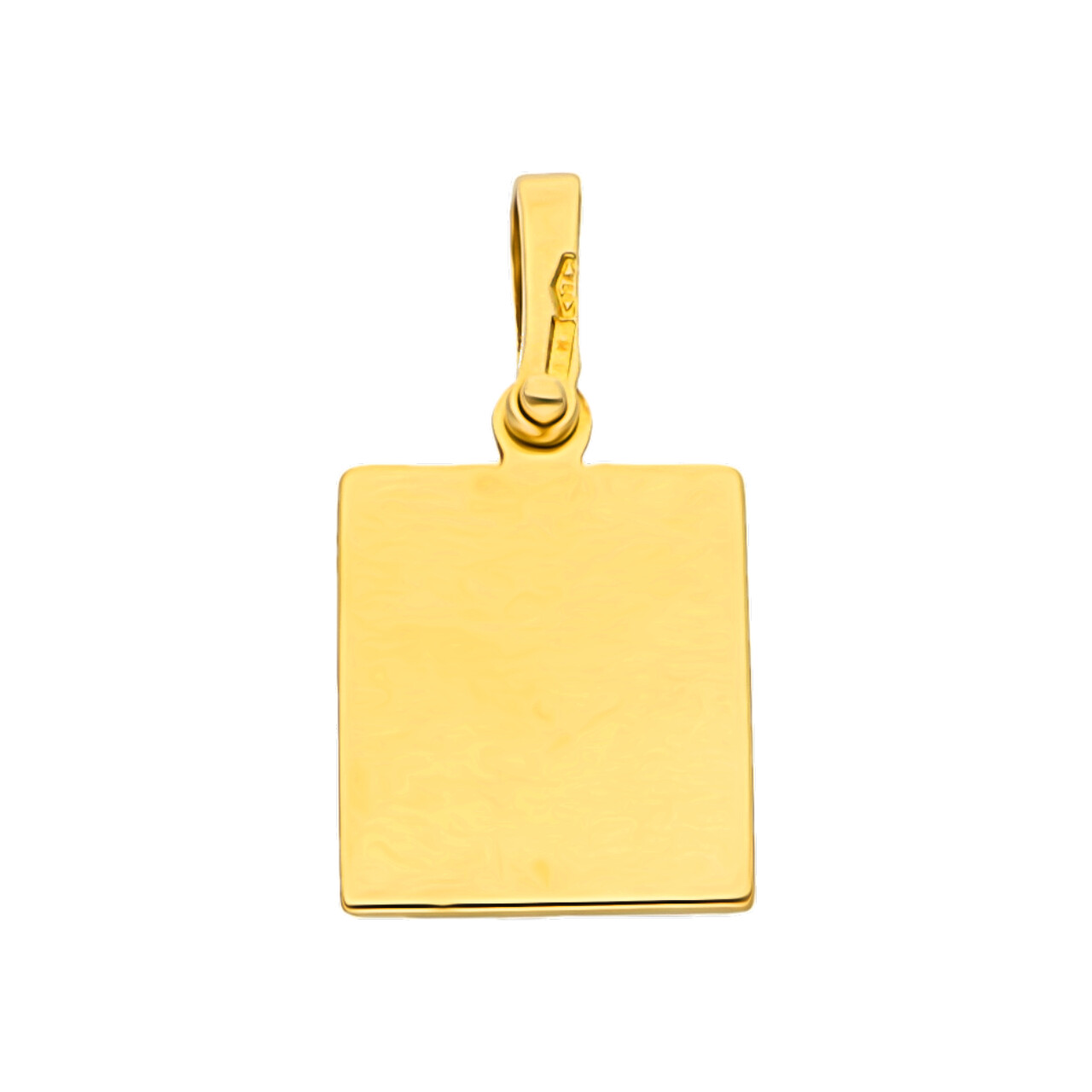 Ciondolo medaglietta angioletto in oro giallo_3