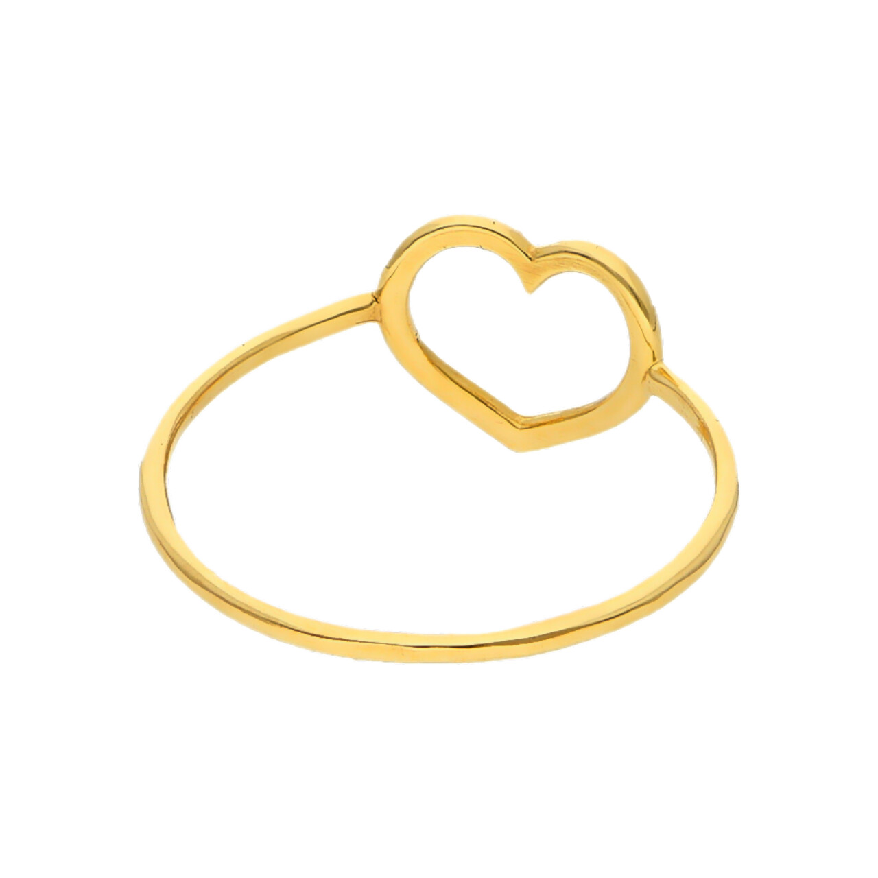 Anello oro giallo cuore_2