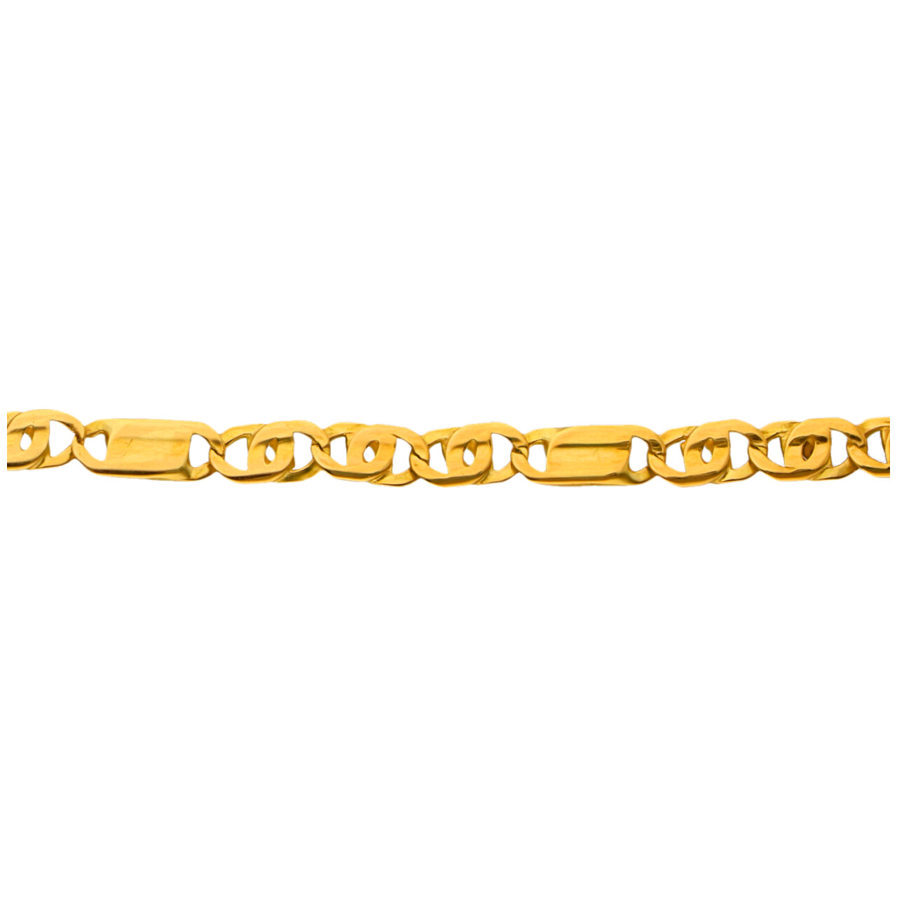 Bracciale 2 ori maglia occhio di pernice_4